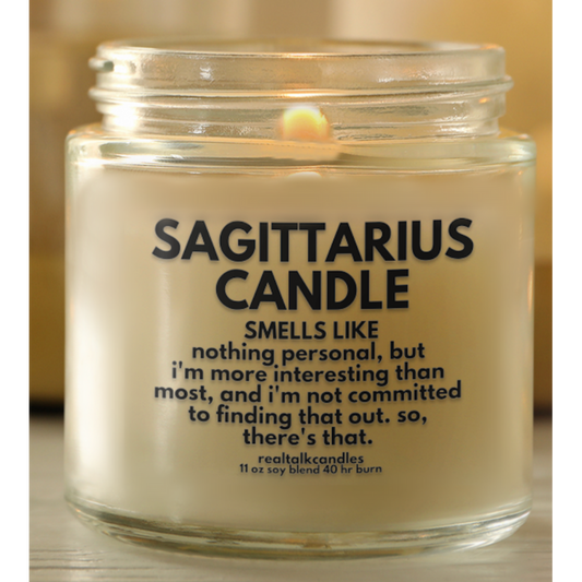 Sagittarius Horoscope Candle